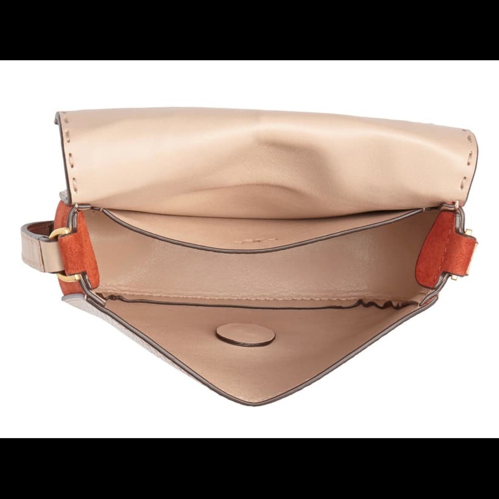 TORY BURCH McGraw Croc Embossed Satchel (NEW) - Picture 5 of 8